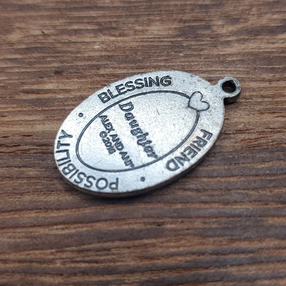 Alex and ani Blessing Daughter flower bouquet‎ cottage core pendant